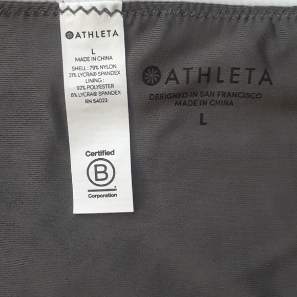 ATHLETA Swim Mid Rise Bottom Size L - Picture 5 of 6